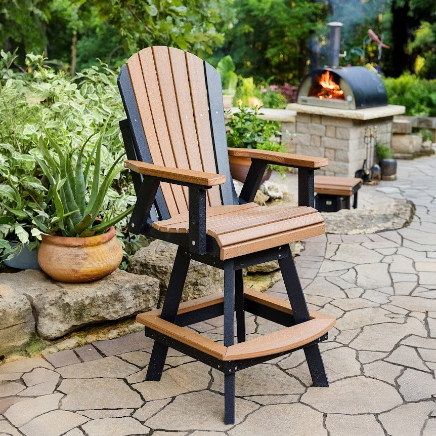 Adirondack Swivel Bar Chair